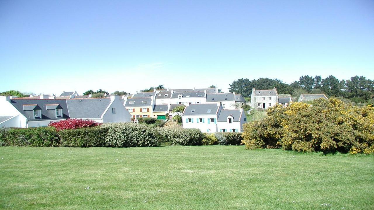 Maison avec vue sur mer dans Résidence Marie Galante Locmaria Esterno foto