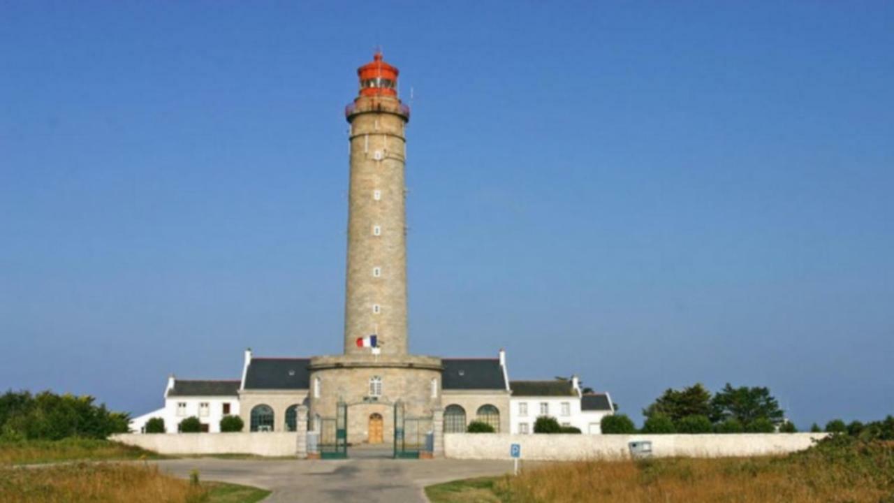 Maison avec vue sur mer dans Résidence Marie Galante Locmaria Esterno foto