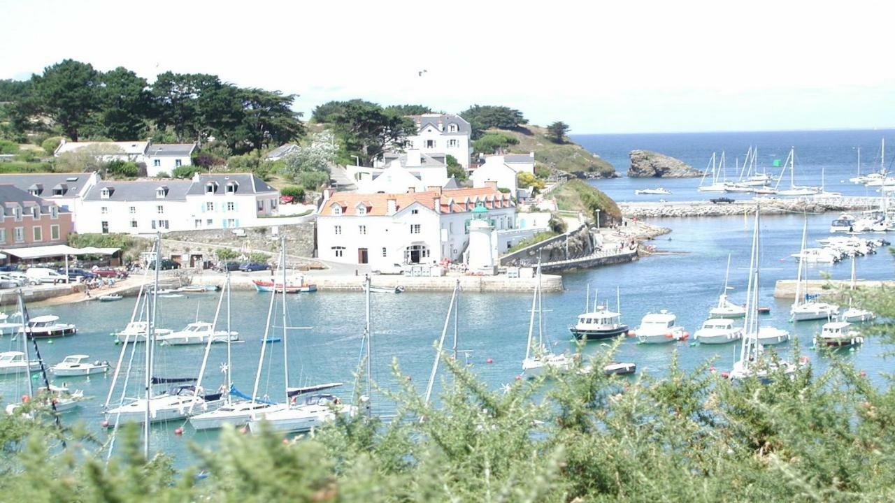 Maison avec vue sur mer dans Résidence Marie Galante Locmaria Esterno foto